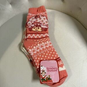 Strawberry Shortcake Thick Boot Socks 2pk